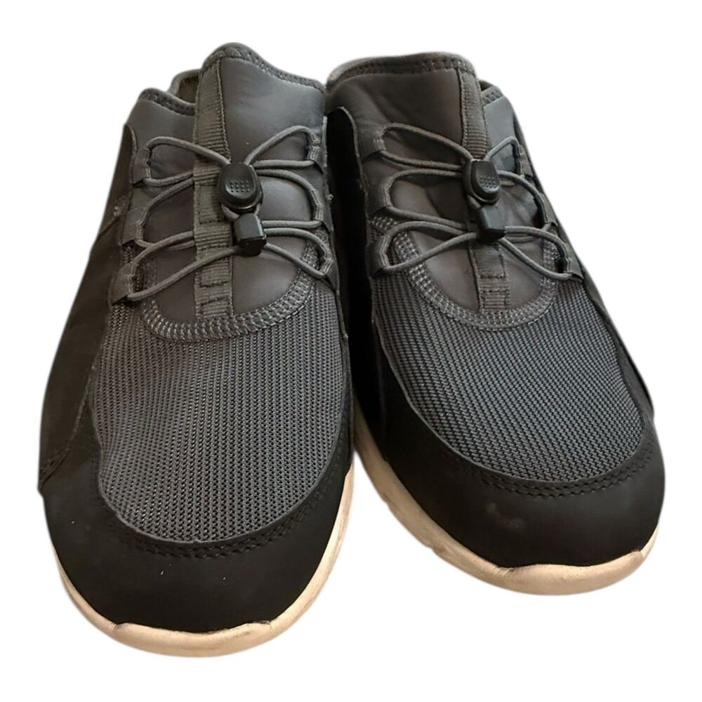 Vionic Zuri Women's Gray & Black Comfort Orthopedic Mule Slip On Shoes Size 12W